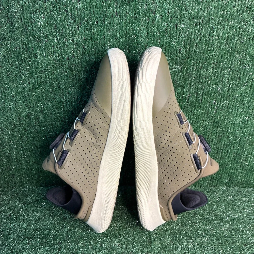 Under Armour SlipSpeed BOA Flow Perforated Training Sneaker Olive Green Mens 8.5